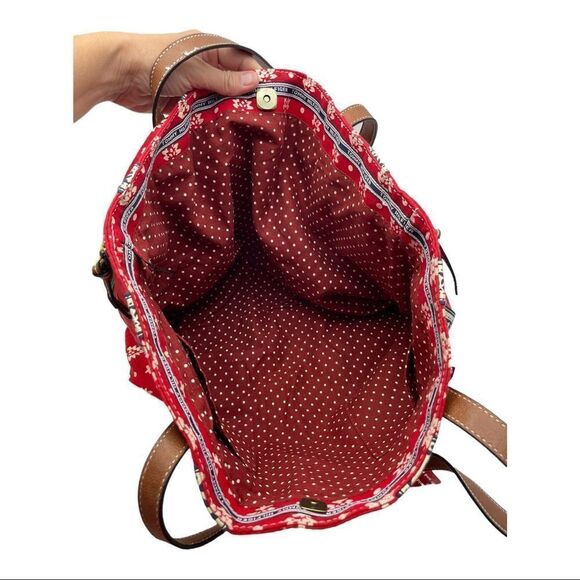 Tommy Hilfiger Zip Expandable Purse Tote Bag HTF NOS - Picture 10 of 12